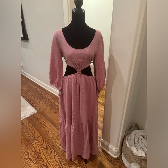 Vici Knotted Cutout Maxi Dress, XL - Picture 2 of 4